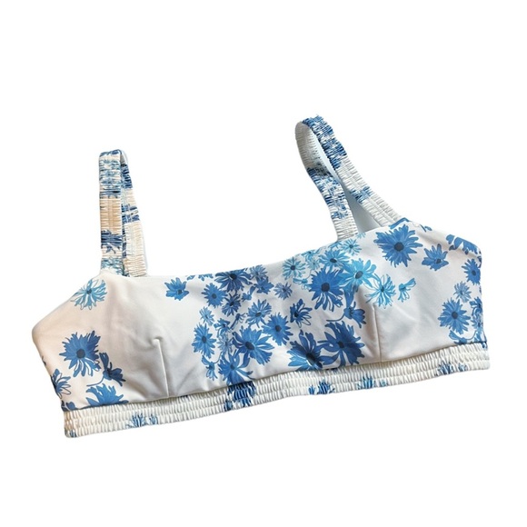 Peony NWOT Vacation Recycled Floral Bikini Top - Picture 4 of 8